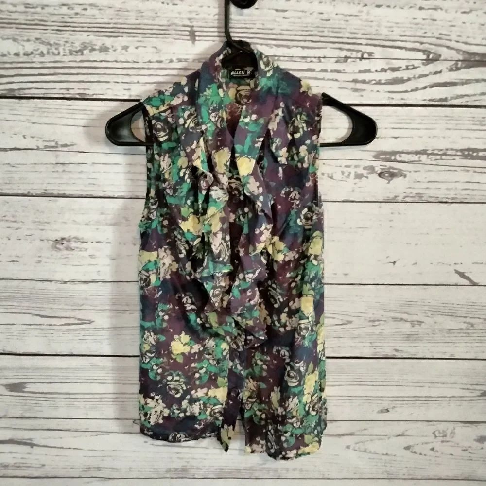 "Allen B" (by Allen Schwartz) woman's sleeveless blouse